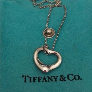 Tiffany & Co Elsa Peretti heart necklace